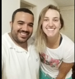 Renan com atleta atendido